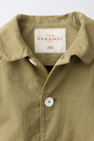 SHORT TRENCH COAT CREATED BY CARAMEL LONDON X ZARA - Khaki by Zara