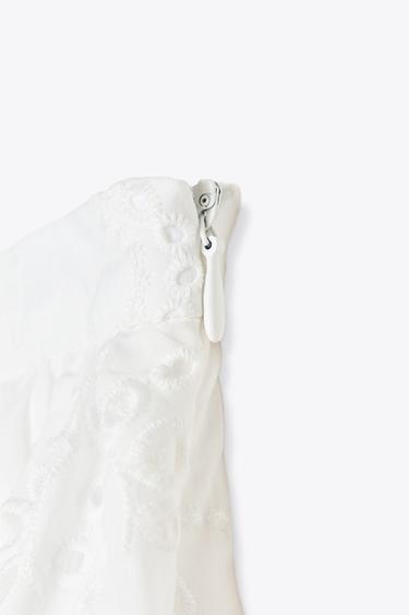 BERMUDA BALLOON BRODÉ ZW COLLECTION - Blanc de Zara - Image 6