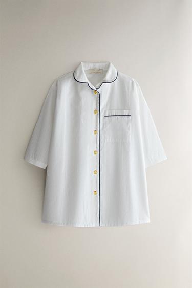 NATKJOLE TIL BØRN LIMONCELLA X THE ANIMALS OBSERVATORY - knæk. hvid fra Zara - Billede 0