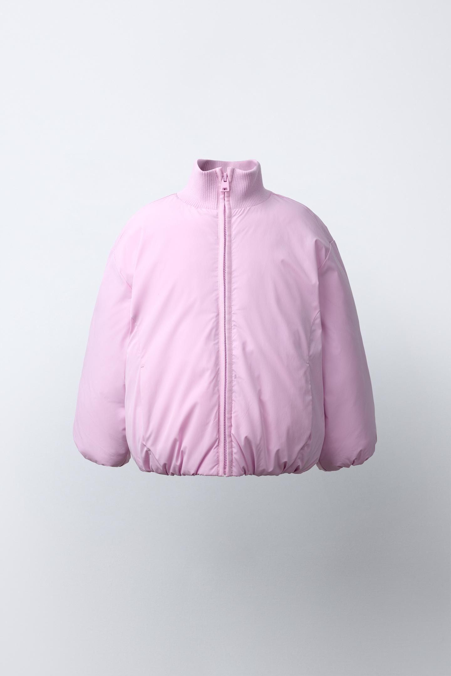 Детское пальто Zara Water-Repellent Quilted, цвет: Розовый