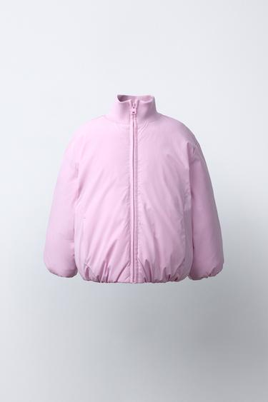 WATER-REPELLENT QUILTED COAT - Pink by Zara - Image 0