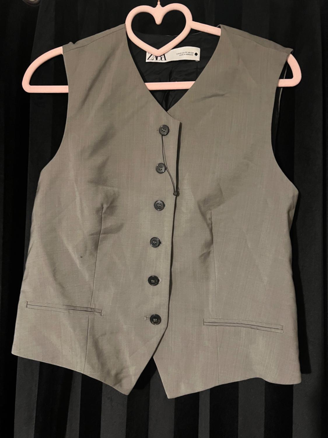 ZW COLLECTION MINIMALIST WOOL WAISTCOAT