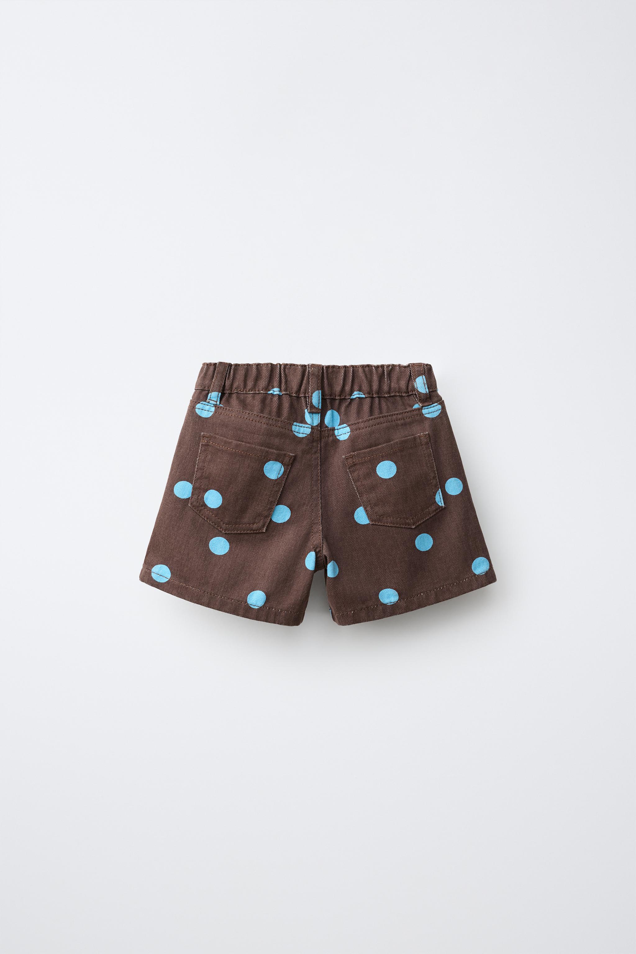 POLKA DOT TWILL SHORTS