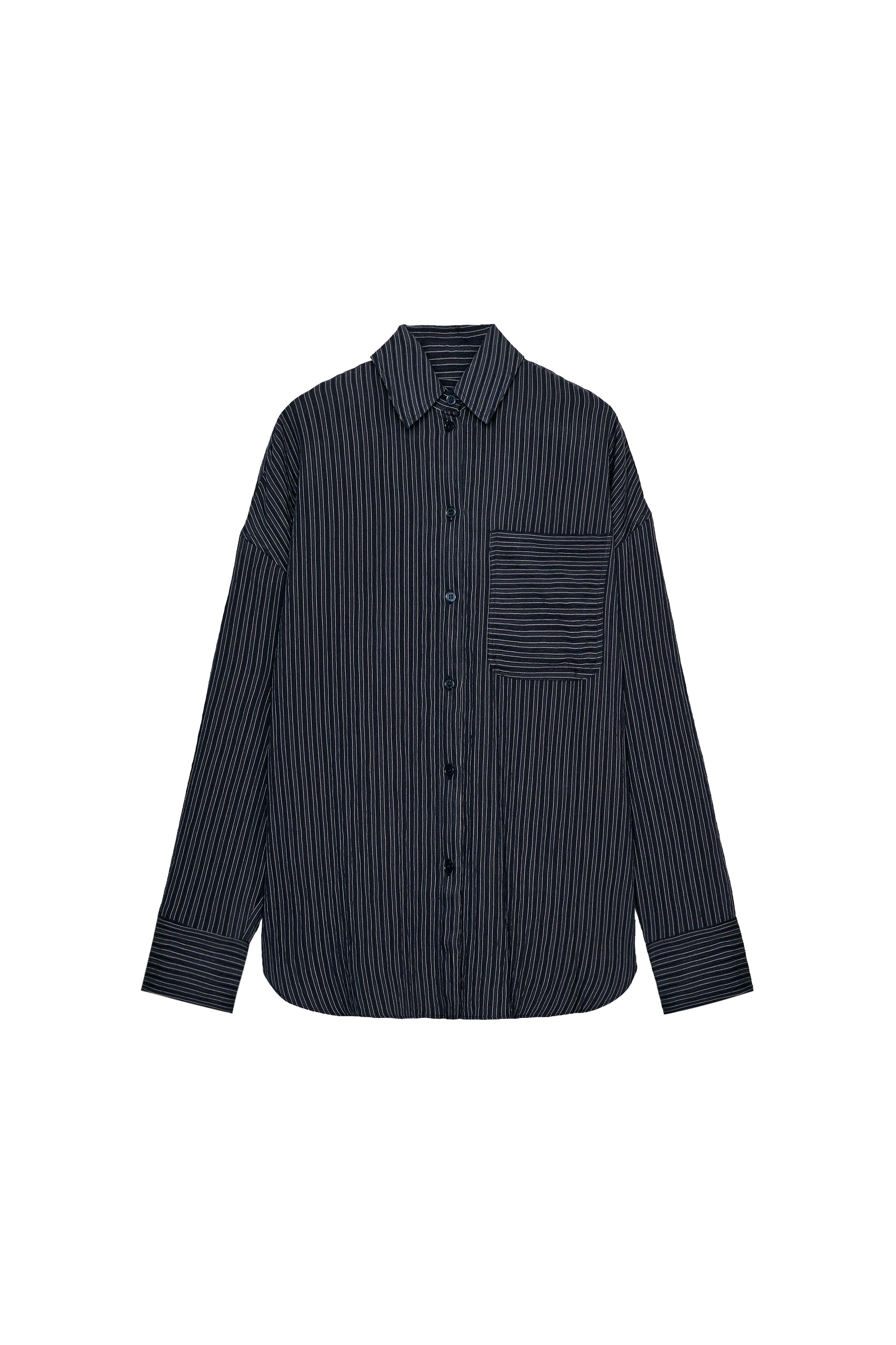 CHECK SHIRT WITH SCARF ZW COLLECTION