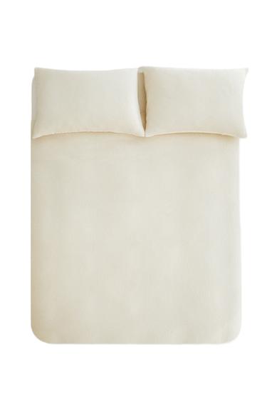 FUNDA DE DUVET ALGODÓN MINI WAFFLE - Blanco roto de Zara