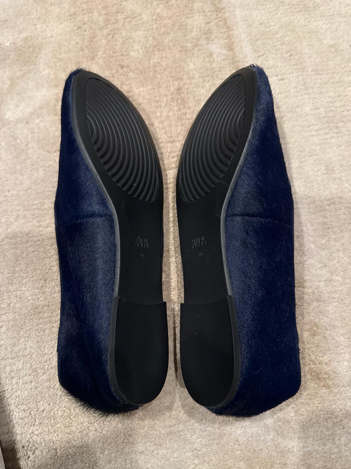 FURSKIN LEATHER BALLET FLATS - Image 2