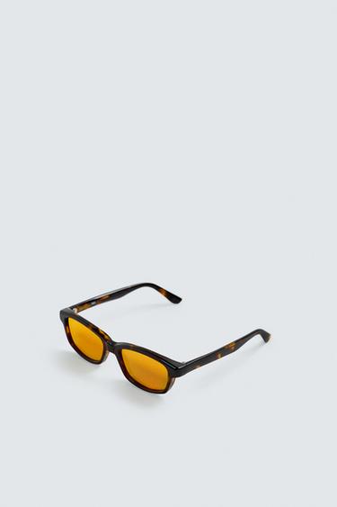 AARON LEVINE X ZARA OVAL SUNGLASSES - Brown by Zara - Image 5