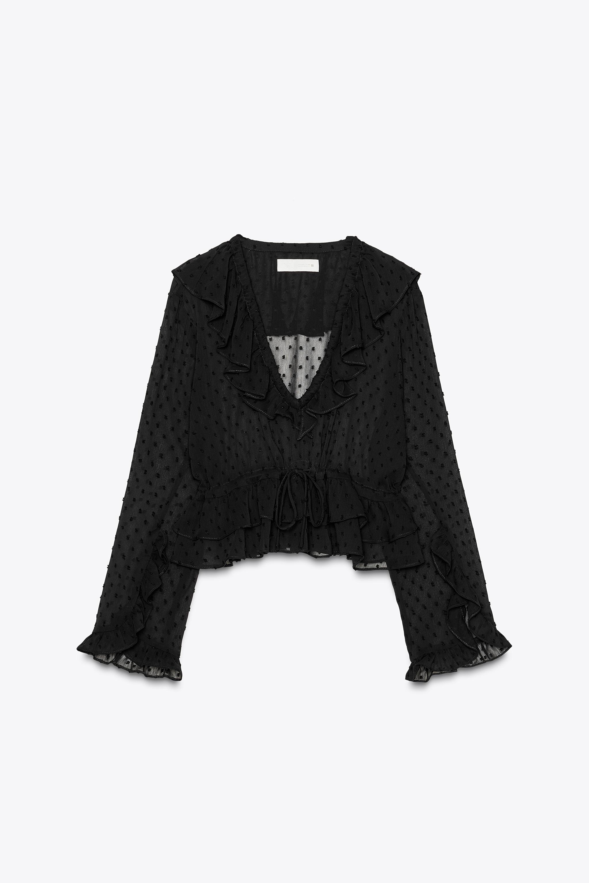 ブラックブラウス – レディース | ZARA 日本