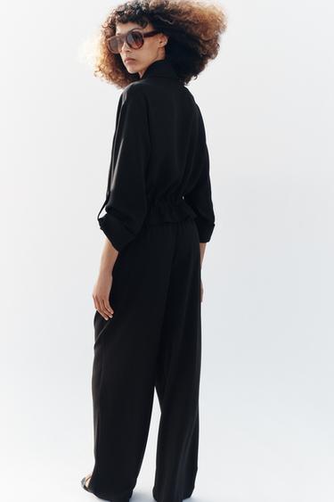 PANTALON FLUIDE STYLE PYJAMA - Noir de Zara - Image 3