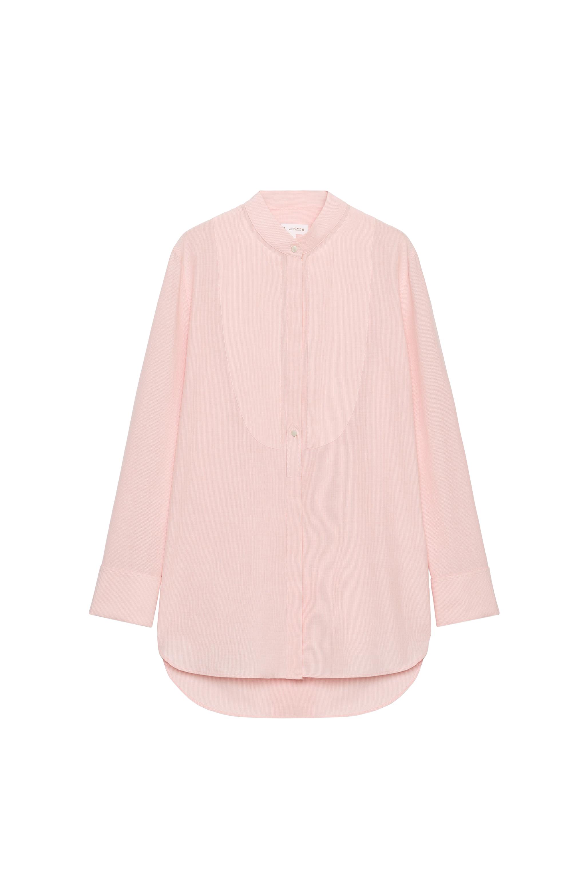 CAMISA RAYAS PECHERA ZW COLLECTION