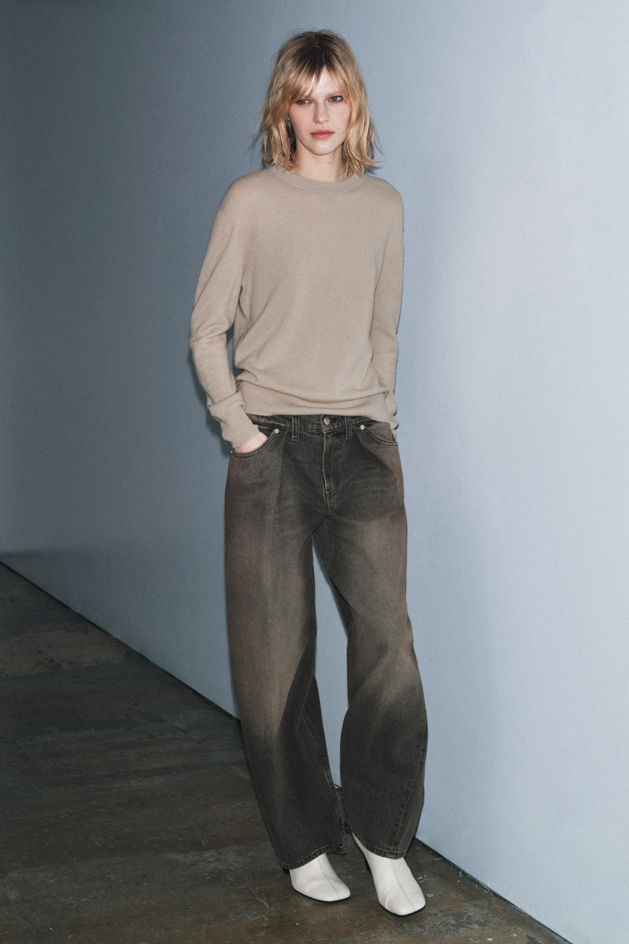 EXTRA SOFT LONG SLEEVE 100% WOOL SWEATER