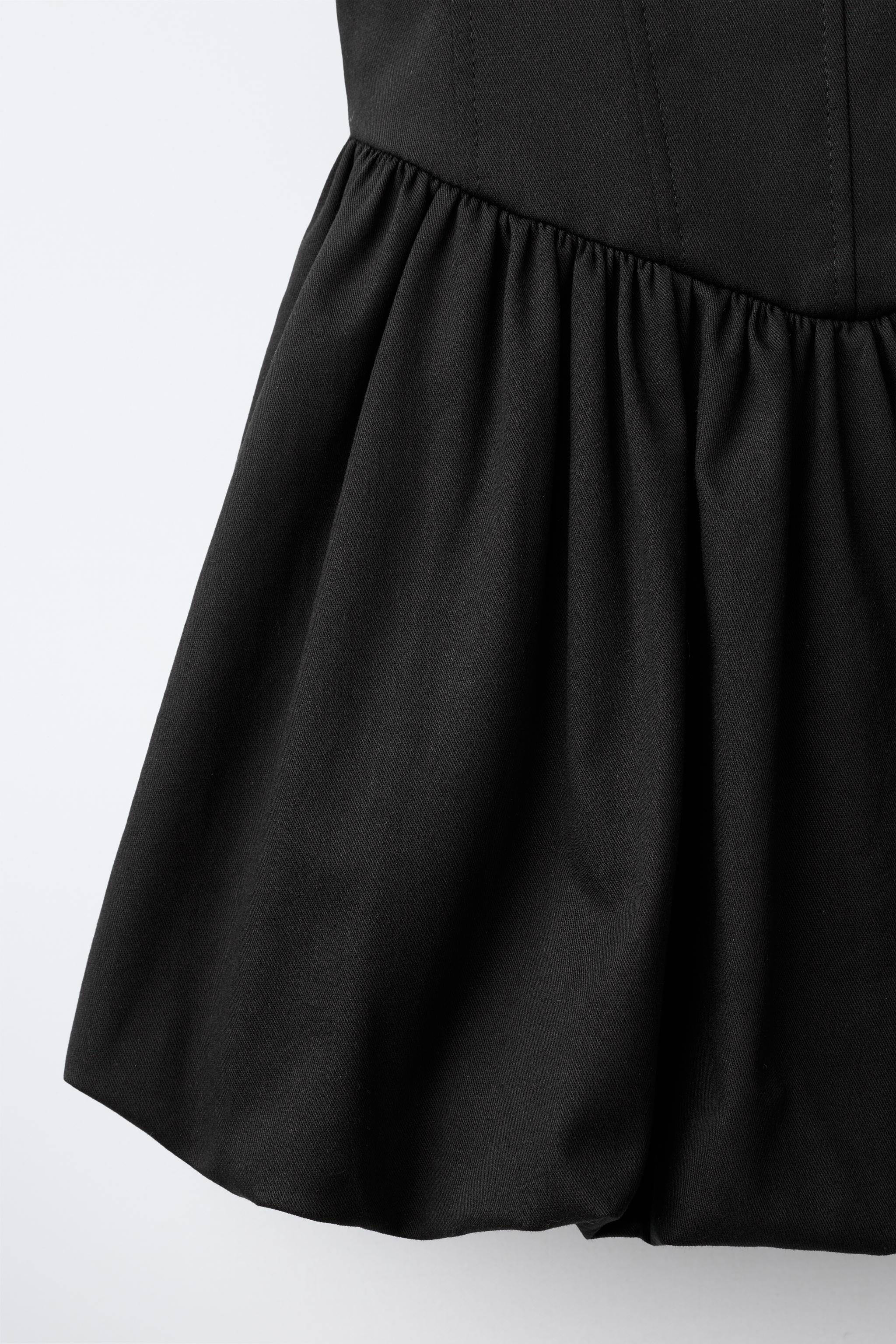 BALLOON-SKIRT DRESS