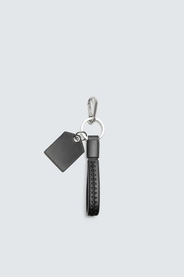 LLAVERO PESPUNTES - Negro de Zara