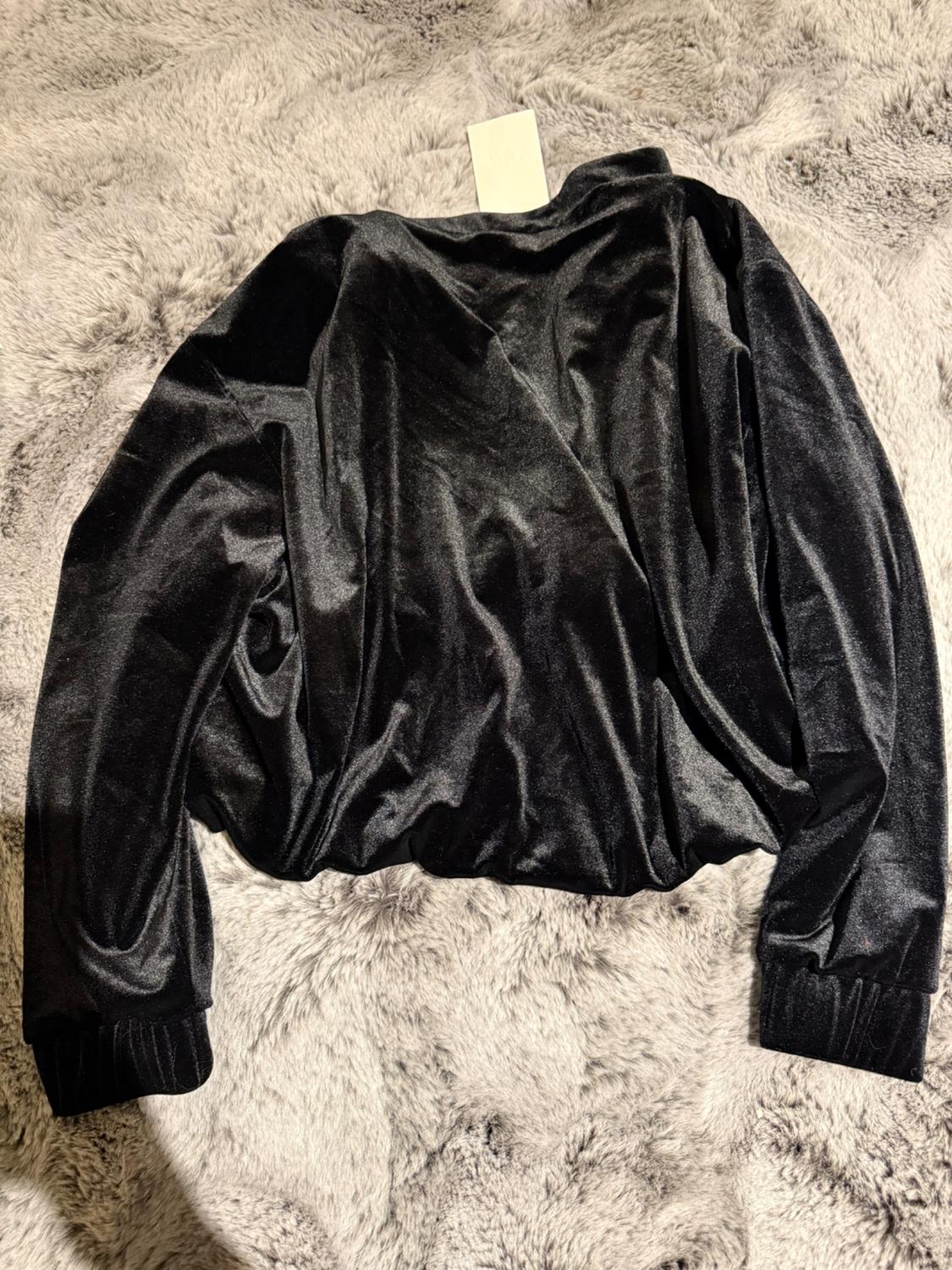 VELVET BOMBER JACKET - Image 7