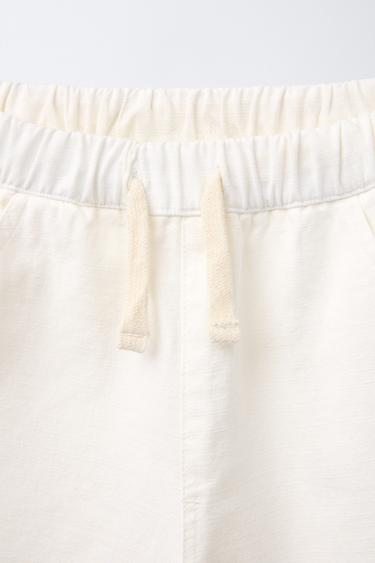 RUSTIC BERMUDA SHORTS - Beige by Zara - Image 2