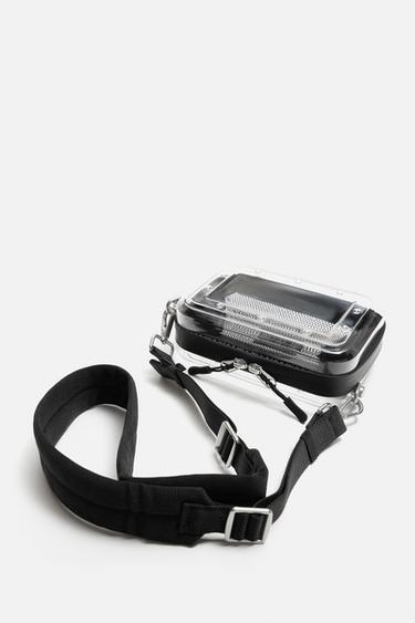 TRANSPARENT RIGID CROSSBODY BAG - Clear by Zara - Image 3