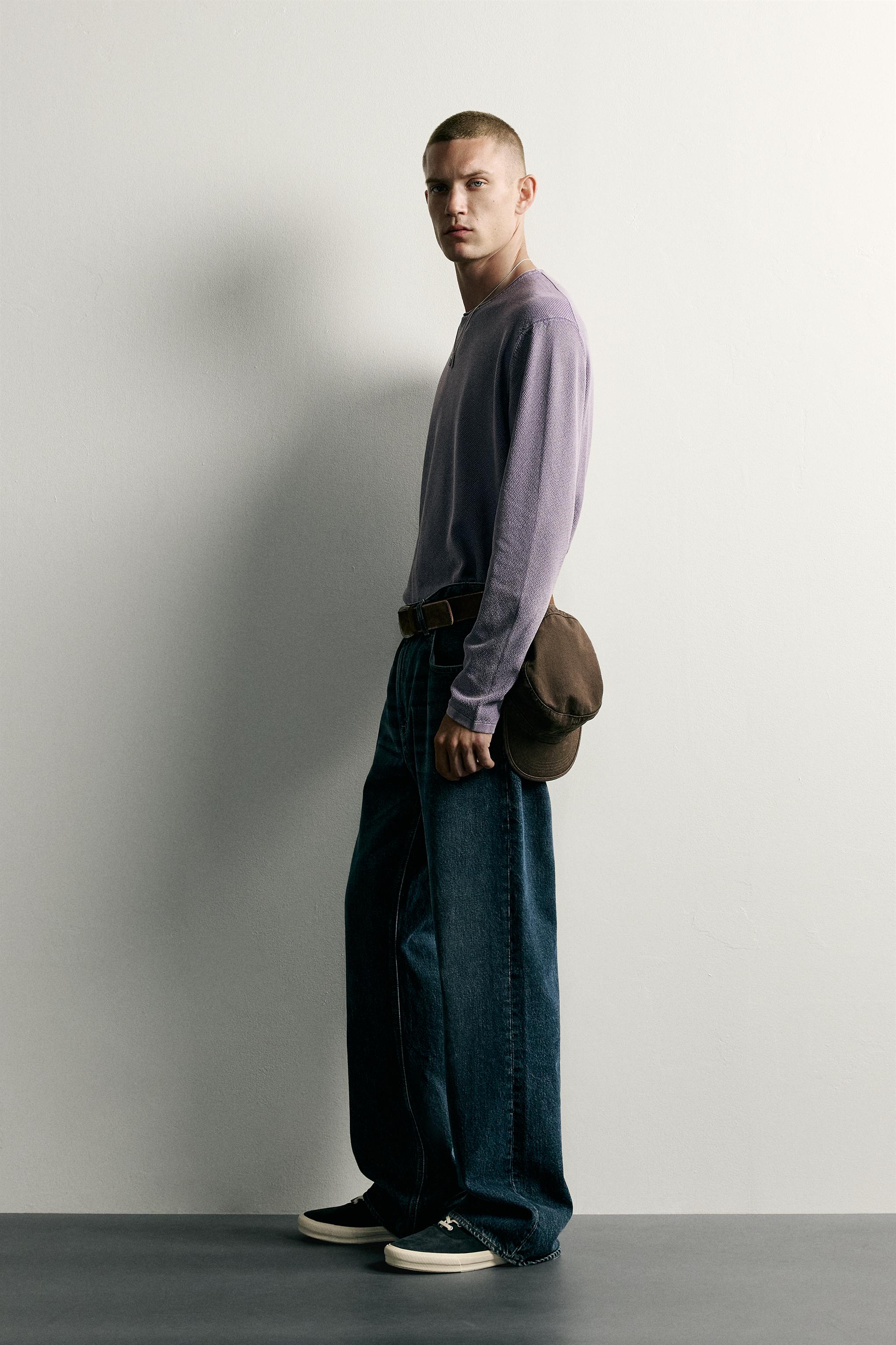 RELAXED-FIT TEXTURED JUMPER
