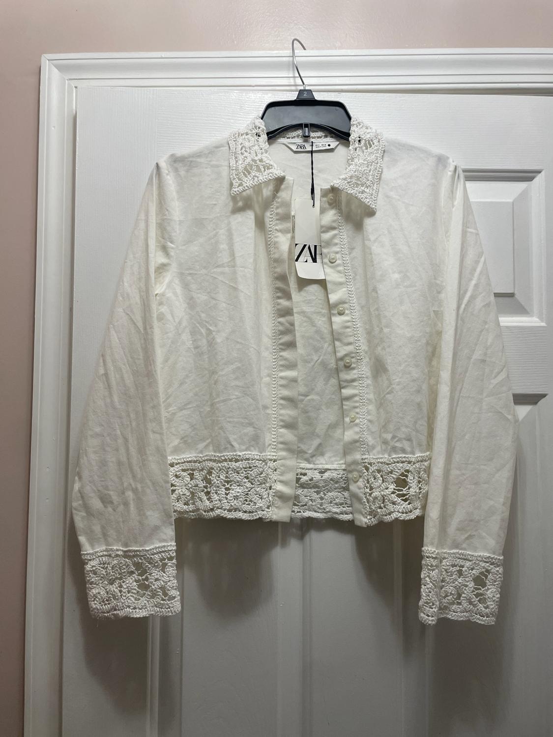 ZW COLLECTION CROCHET SHIRT - Image 3