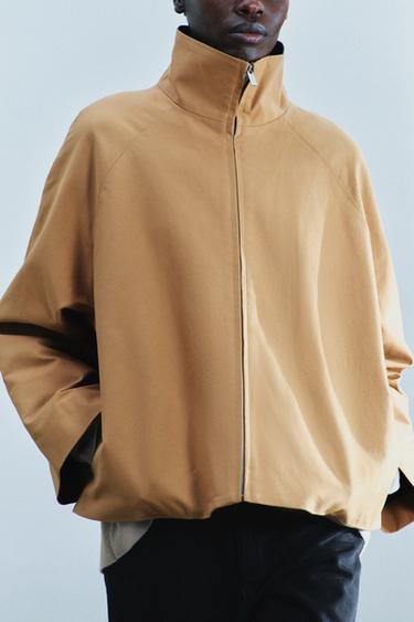 ZW COLLECTION CONTRAST TRENCH COAT — Mid-camel 2