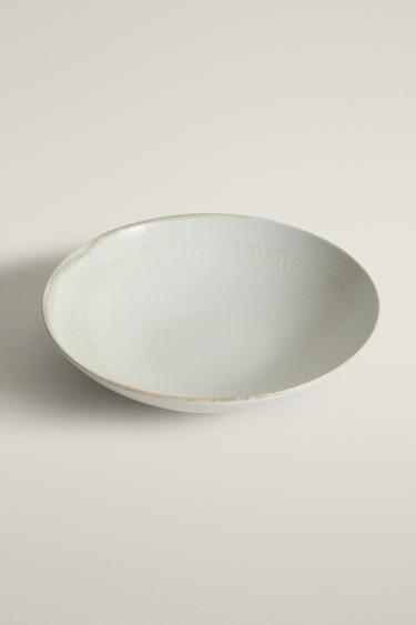 STONEWARE SOUP PLATE — Ecru 2