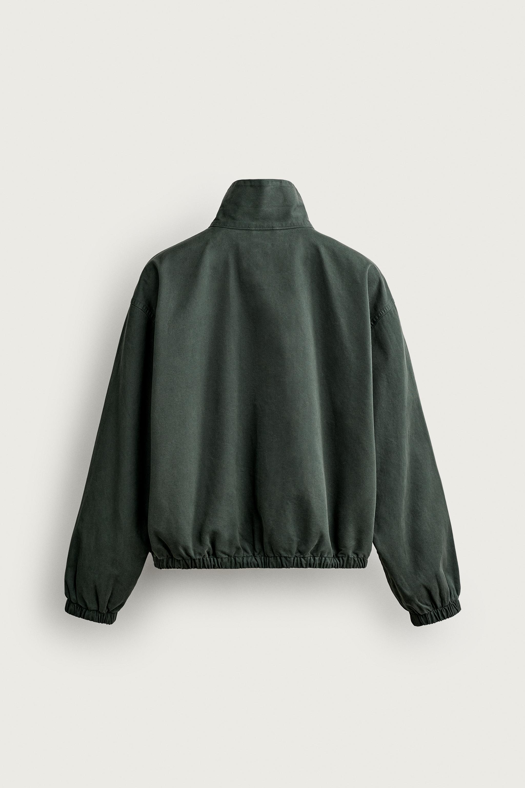 Zara RELAXED FIT NAKIŞLI CEKET görsel 8