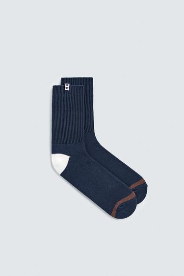 CALCETINES COLOR BLOCK CHAMPION ® X ZARA - Azul de Zara