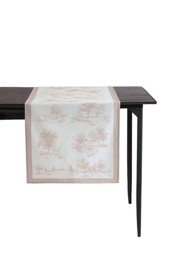 TOILE DE JOUY TABLE RUNNER - وردي الخاص بـ Zara