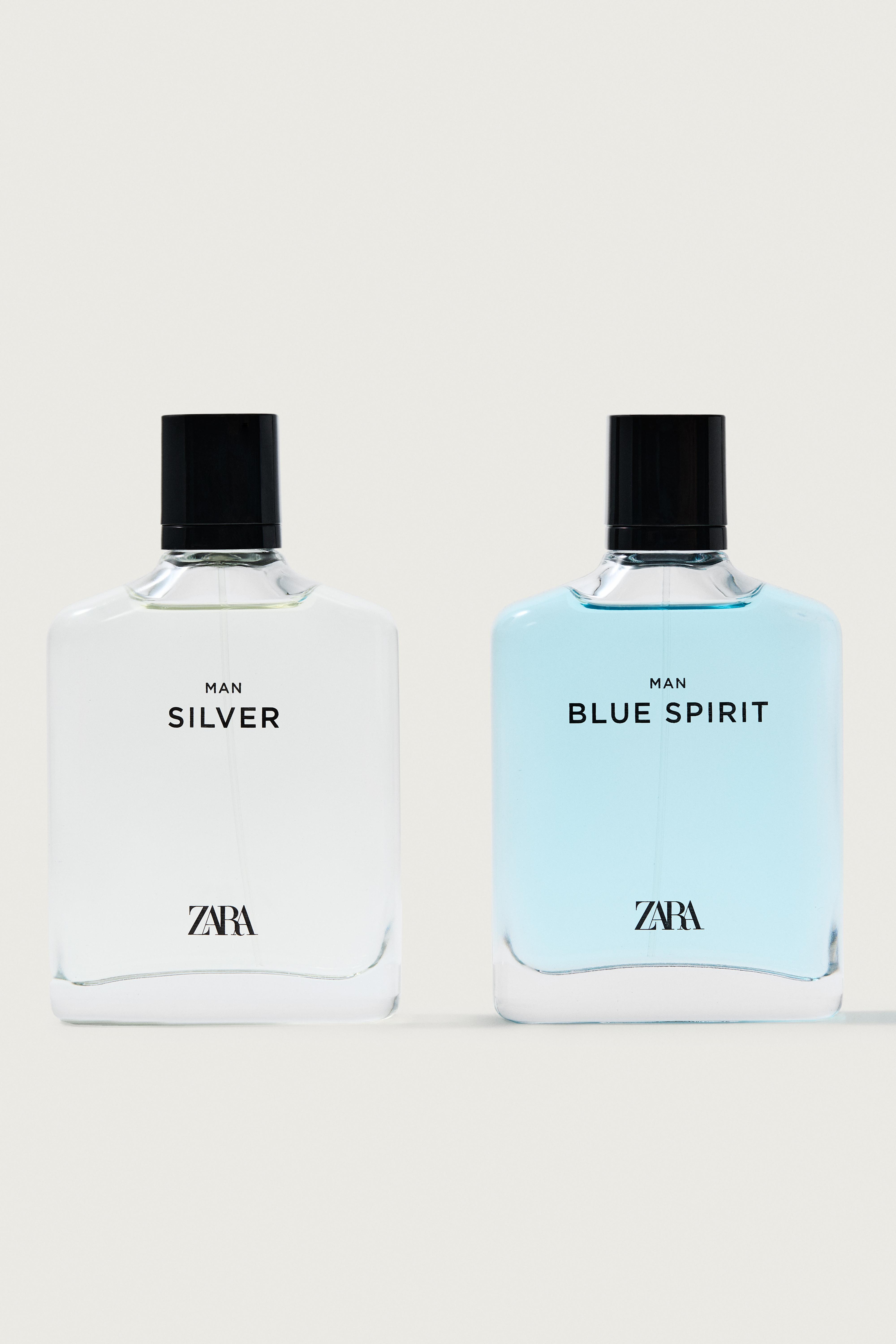 MAN SILVER + ZARA MAN BLUE SPIRIT EDT 100 ML + 100 ML (3.38 FL. OZ)