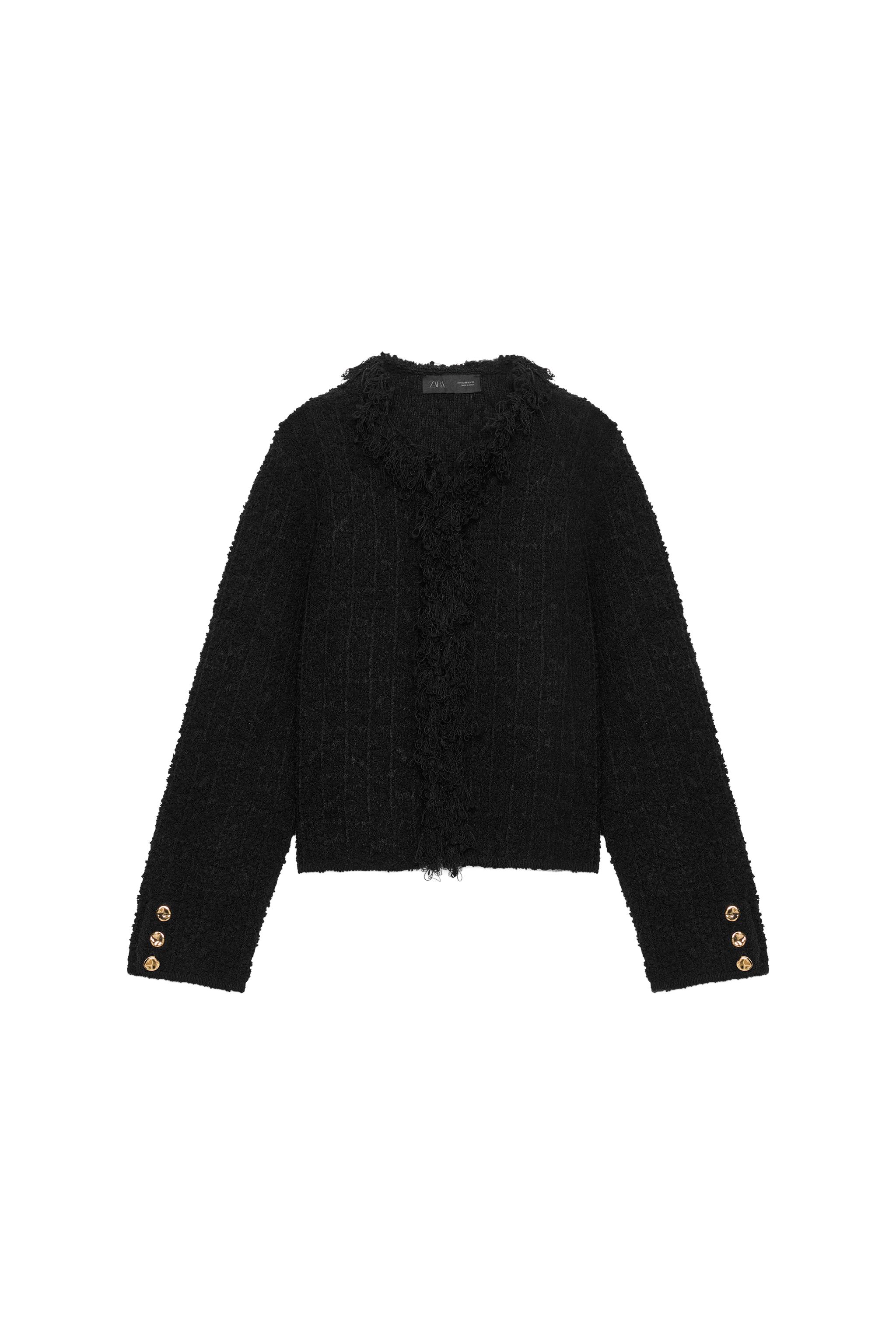 CHAQUETA PUNTO ESTRUCTURA FLECOS