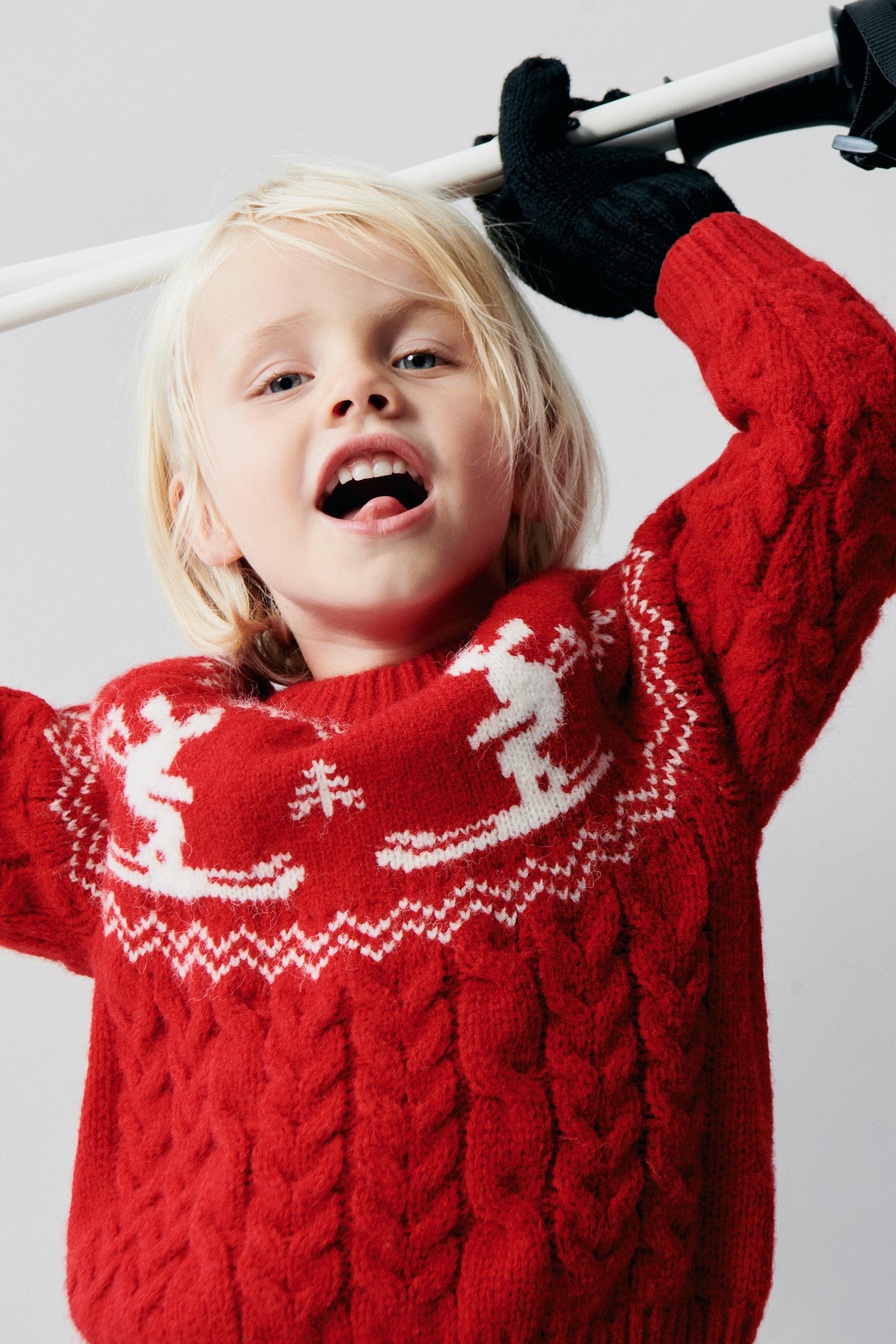 Zara kids 2024 christmas jumper