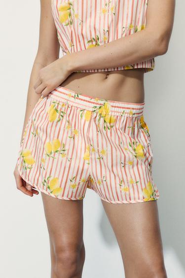 STRIPED SHORTS - Multicoloured by Zara
