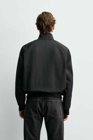 BLOUSON REGULAR FIT COTON - LAINE AARON LEVINE X ZARA - Noir de Zara - Image 2