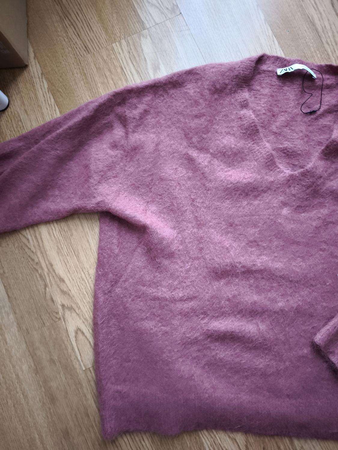 BRUSHED-EFFECT ALPACA BLEND SWEATER - Image 3