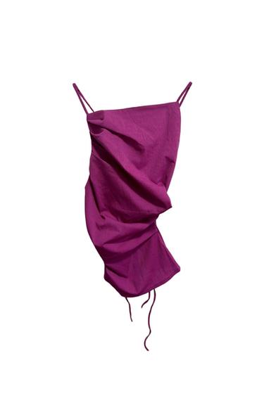 ASYMMETRIC PINK TOP