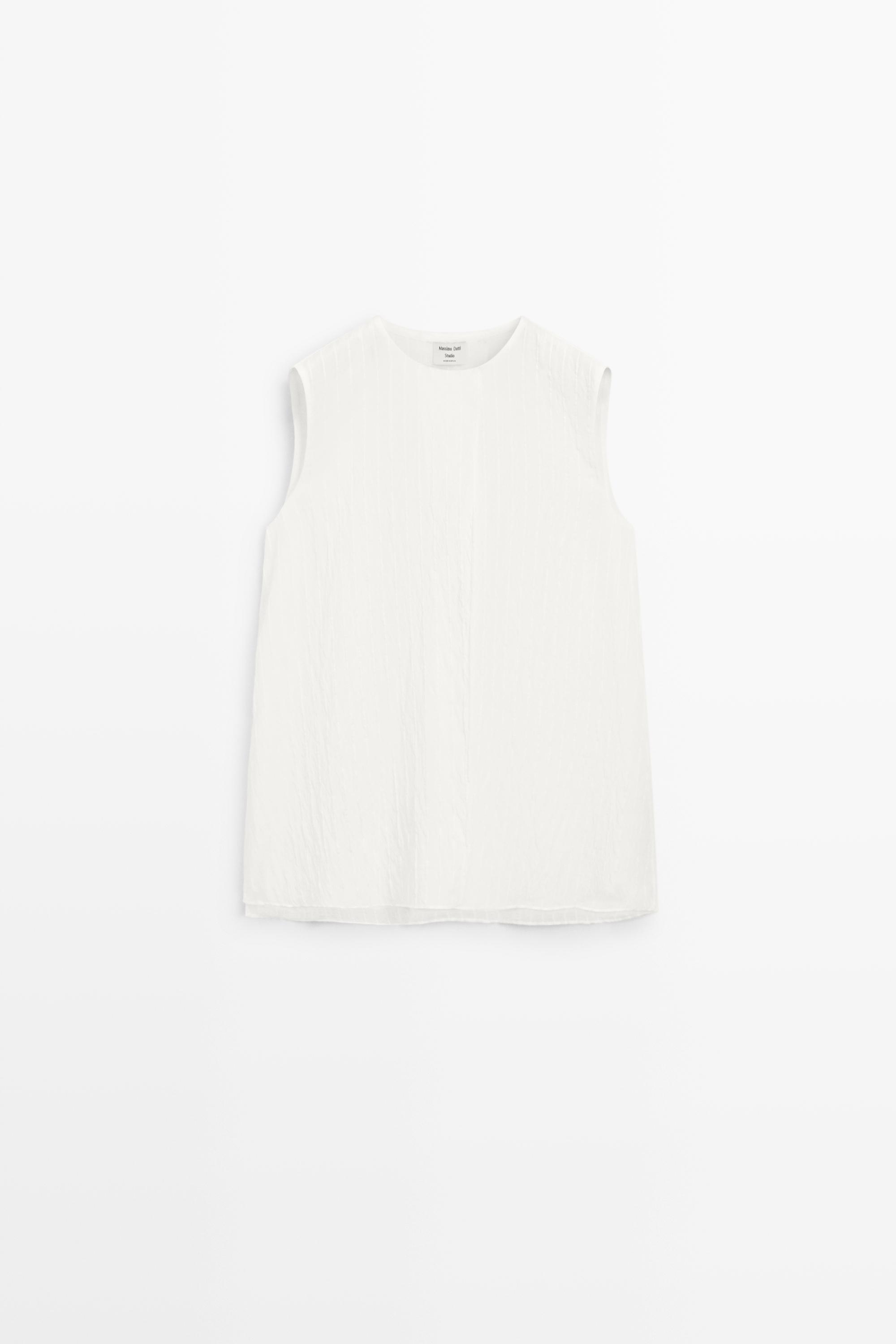 Flowing striped cape top - STUDIO