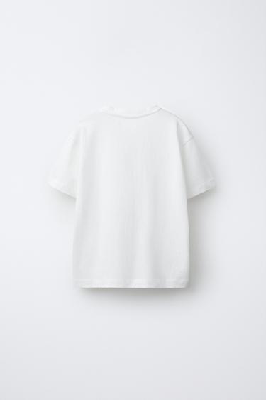 BASIC T-SHIRT - White by Zara - Image 1