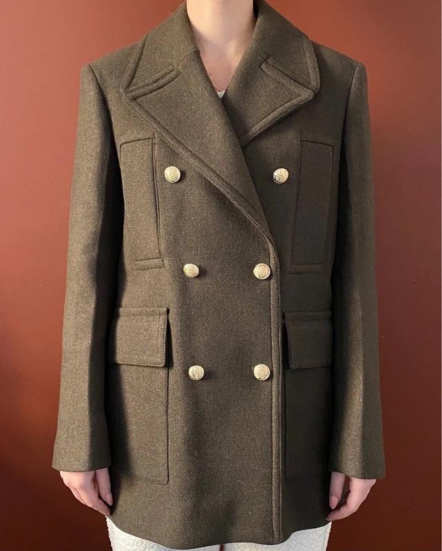 ZW COLLECTION WOOL BLEND COAT - Image 2