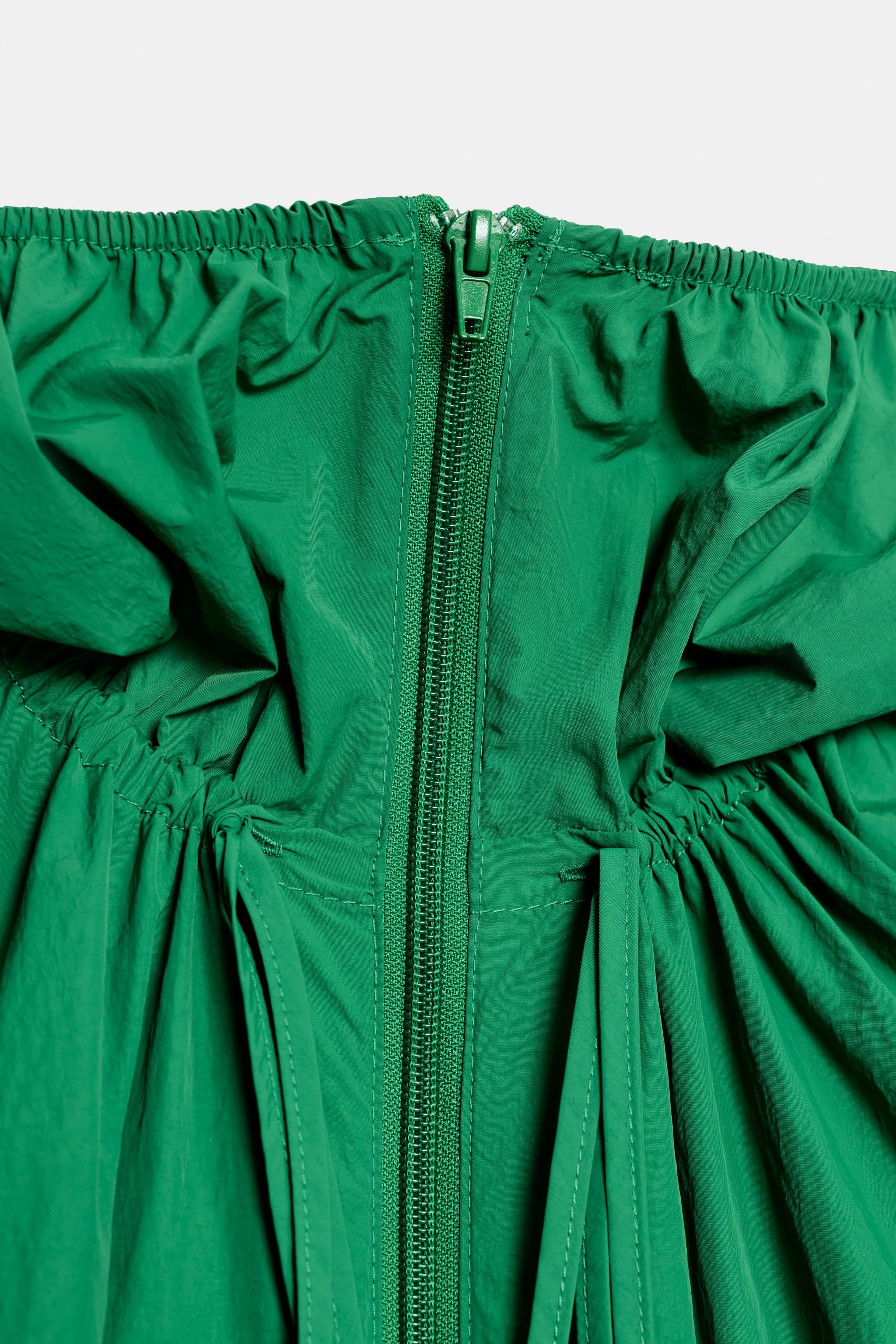 Женские худи Zara TECHNICAL FABRIC JACKET — фото 8