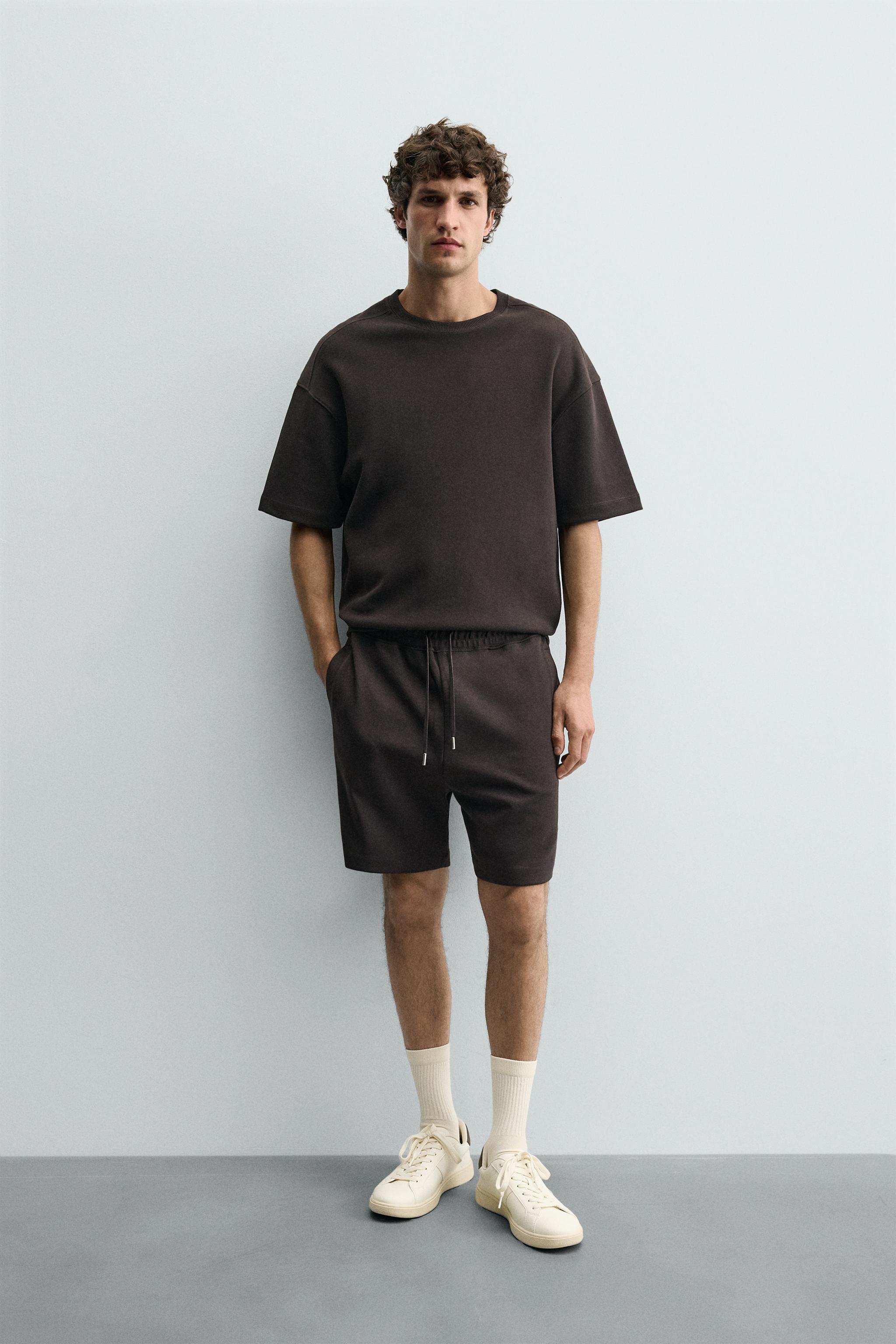 ブラウンショートパンツ – メンズ | ZARA 日本