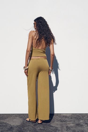 FADED HEAVY COTTON TROUSERS - Bronze by Zara - Image 4