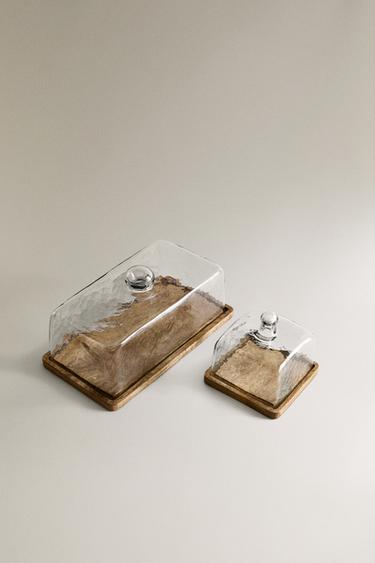 RECTANGULAR TRAY WITH LID - Light beige by Zara - Image 1