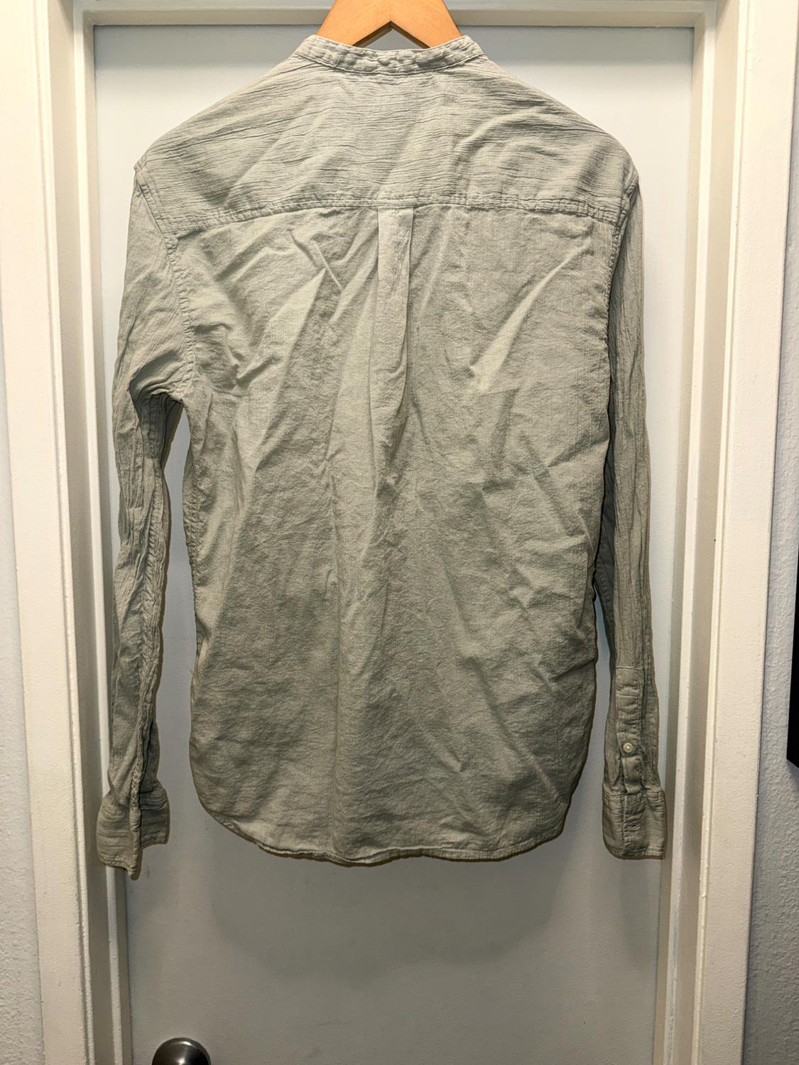 WRINKLE-LOOK COTTON SHIRT - Image 2