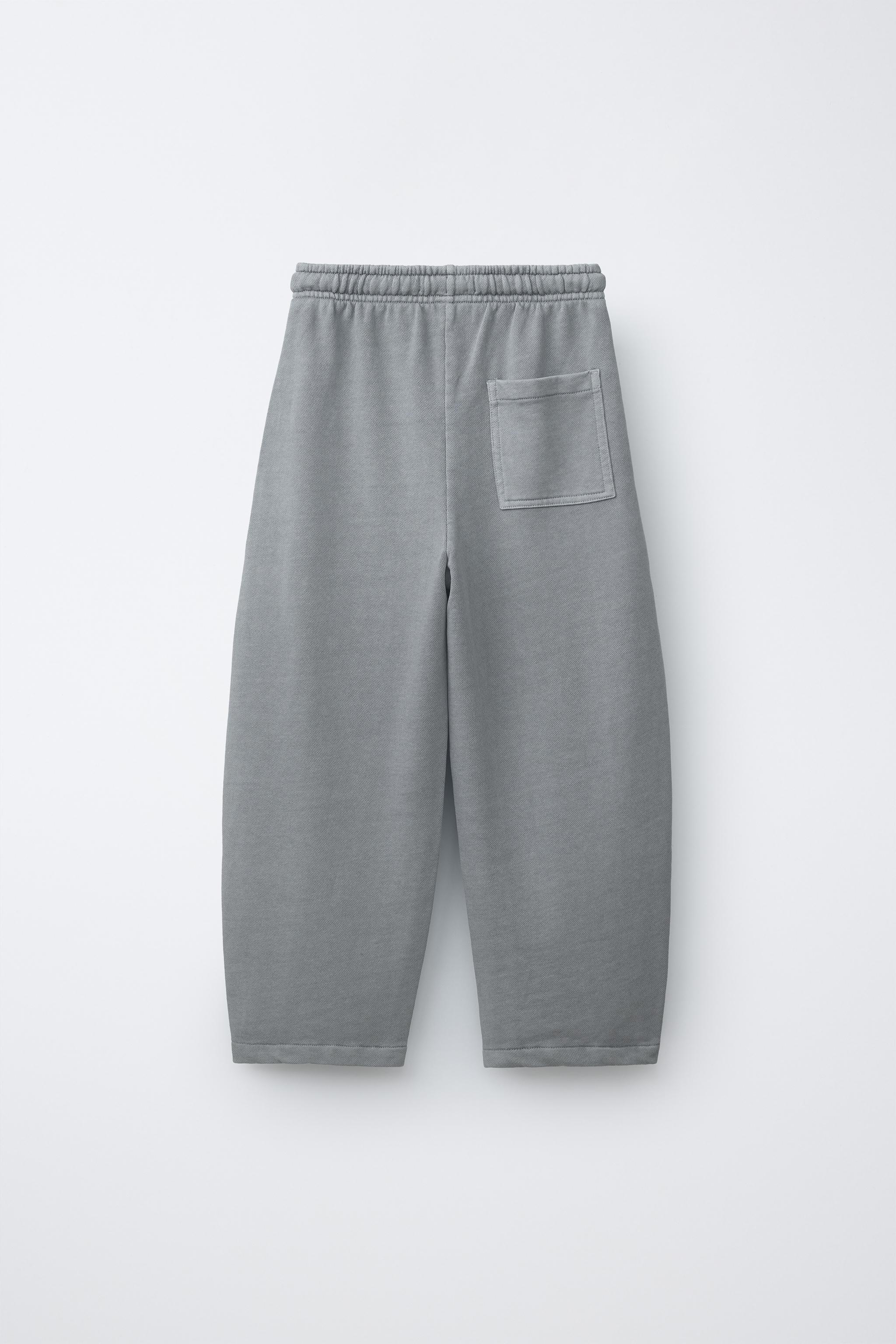 PANTALON BARREL TEINT EN PIÈCE À DÉCOUPES