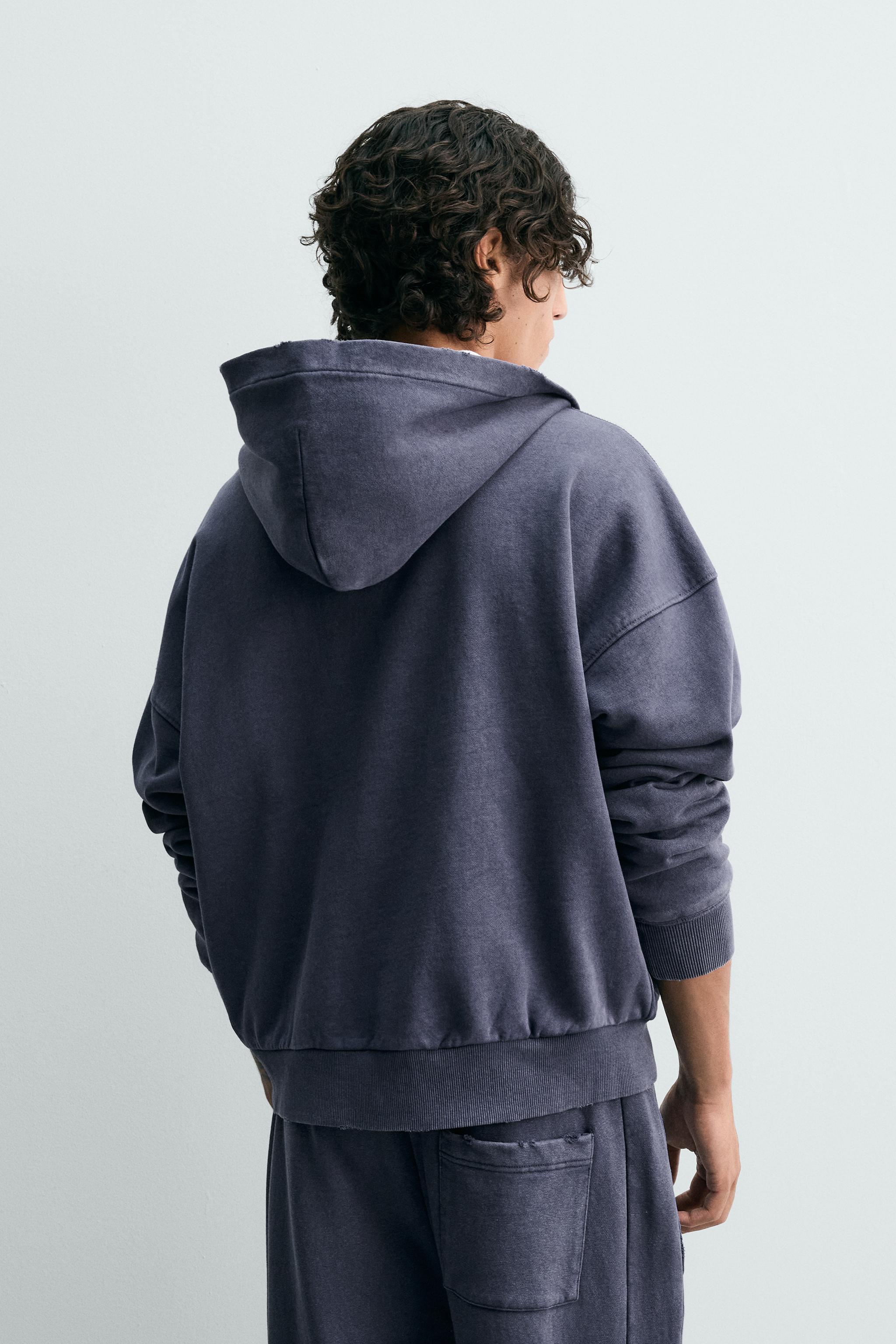 SWEAT BIMATIÈRE WAFFLE À CAPUCHE