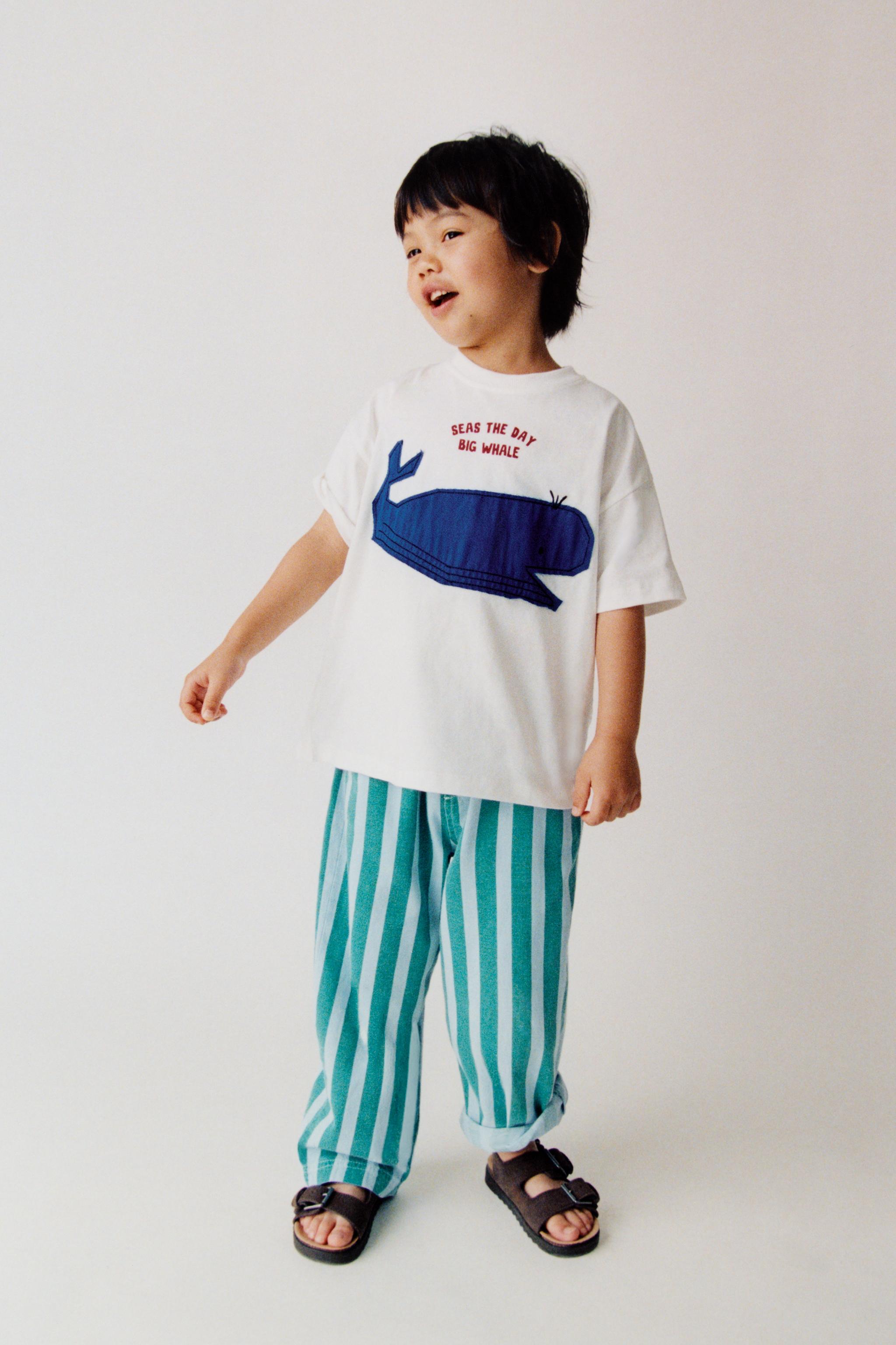 WHALE PATCH T-SHIRT — White