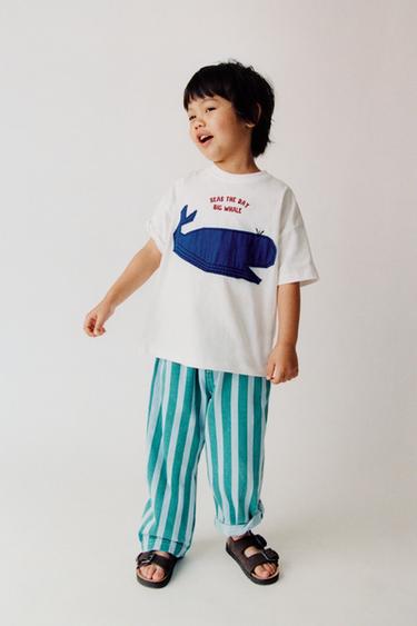 WHALE PATCH T-SHIRT - White by Zara