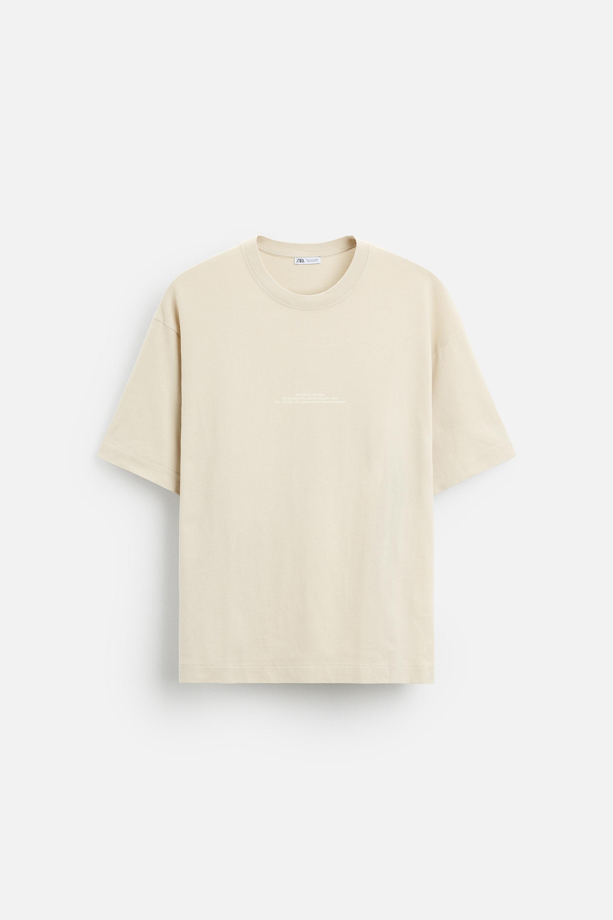 エンブロイダリーテキスト Tシャツ - ダークアンソラジット