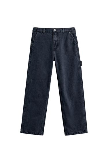 JEANS BOLSO CARPINTEIRO - Azul da Zara