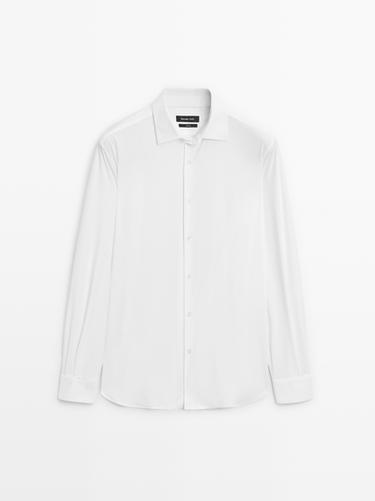 Zara Slim fit stretch shirt - White - Image 0