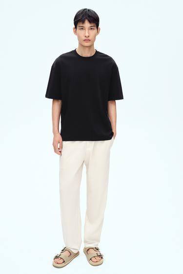 Zara 基本款標準版 T 恤 - 黑色